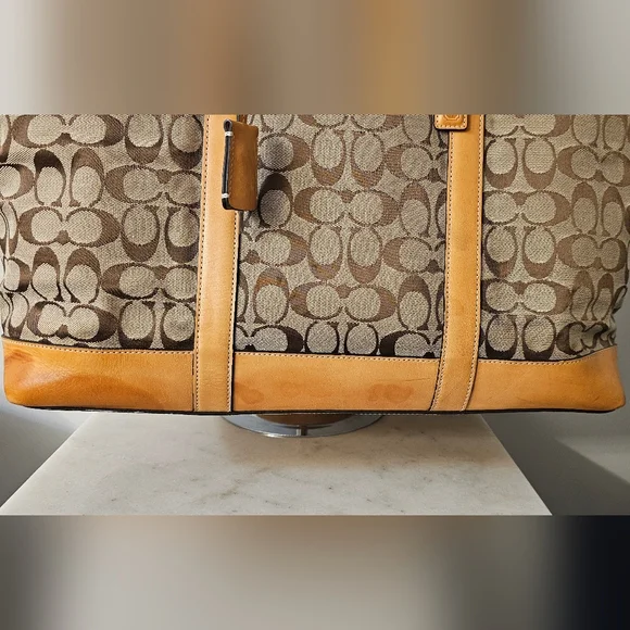 Coach Signature Boston Travel Bag - Picture 5 of 15